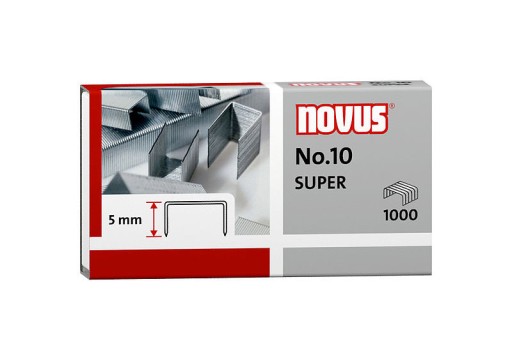 sponky NOVUS č.10, 1000 ks.