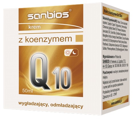 KRÉM s KOENZÝMOM vyhladzujúci a omladzujúci SANBIOS
