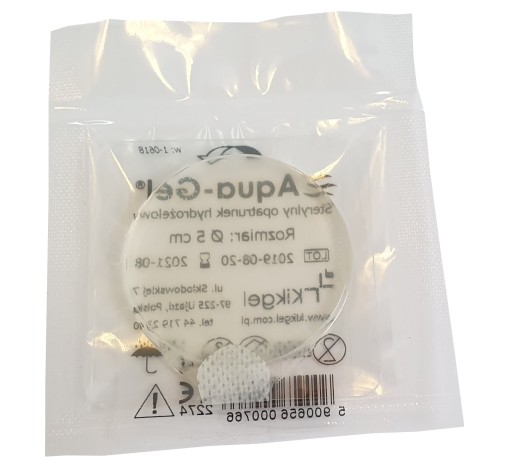 Hydrogélový obväz Kikgel Aquagel, priemer 5 cm