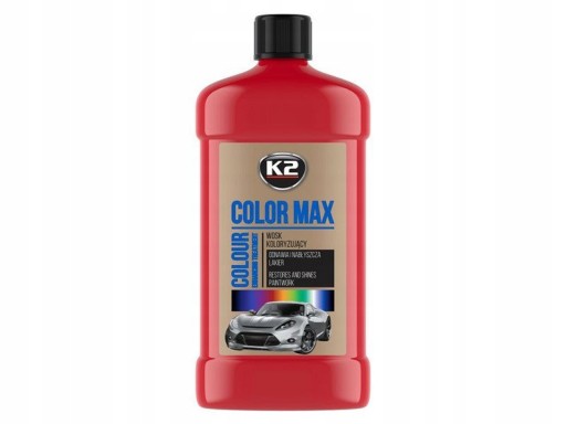 K2 COLOR MAX Farbiaci vosk 500 ml červený