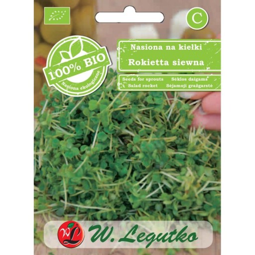 BIO - SUPERFOOD semienka rukoly na klíčky