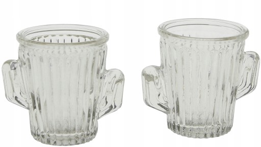 CACTI SKLENENÉ POHÁRE NA VODKU 50ML 2 KS