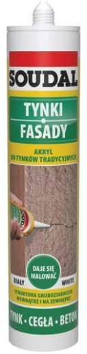 Soudal Acrylic na tradičné omietky biela 280ml