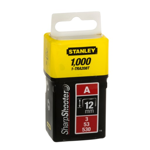 Stanley Čalúnnické sponky typ A 1000 ks. 12MM 1-