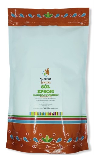 EPSOM SOĽ 1kg SÍRAN HORČÍK HORKÝ RÍMSKY SOĽ