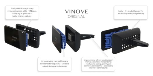 Vôňa do auta VINOVE INDIANAPOLIS, vymeniteľná náplň