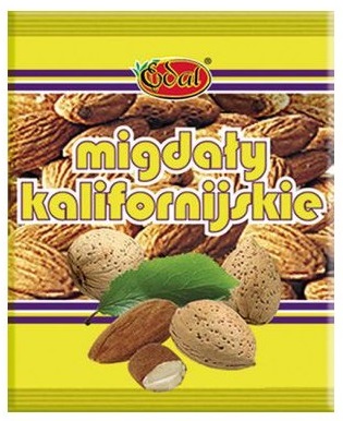 PD Celé kalifornské mandle Edal 50g