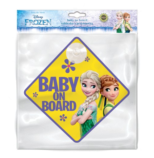 BABY ON BOARD FROZEN BOARD Bábätko v aute