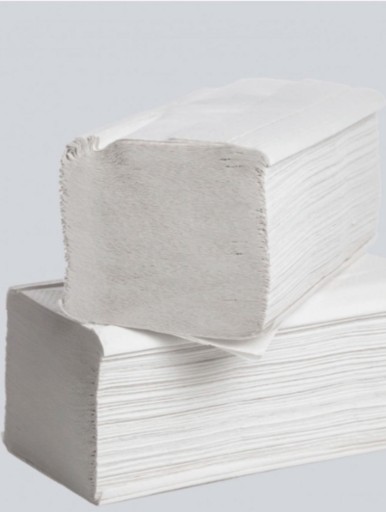 ZZ-ZKLADANÁ PAPIEROVÁ UTERÁK, BIELA CELULÓZA 2W Eco Hygiene 150 listov x 1