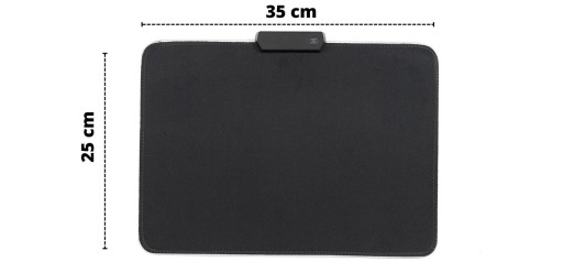 LED podsvietená podložka pod myš P1914 35x25 cm