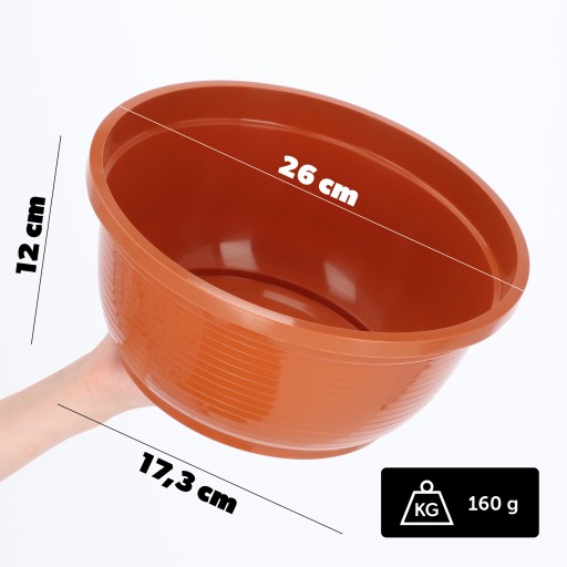 CINTORINOVÝ HROBOK PLASTOVÝ KVETINÁČ CINTORÍN 26cm