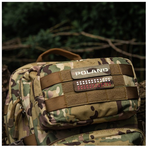 PATCH POLAND suchý zips M-Tac 25x80 Multicam FLUO