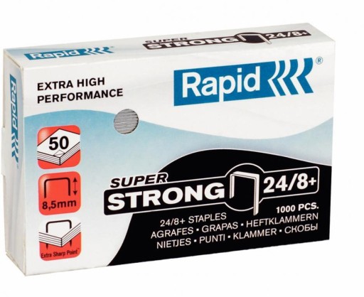 Rapid Super Strong 24/8+ 1M sponky, 1000 ks, 24858500