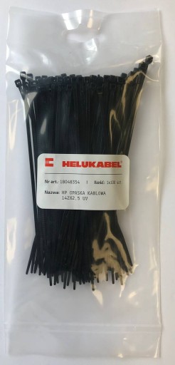 Sťahovacie pásky 142x2,5 UV odolné čierne