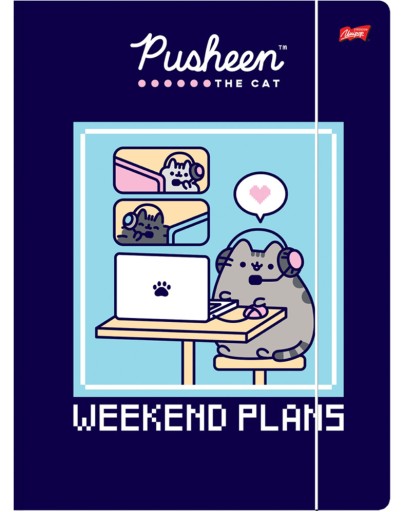 A4 PUSHEEN BAMBINO PILNÍK S GUMA