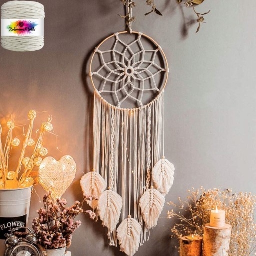 Prírodná bavlnená šnúra Macrame 200m 3mm