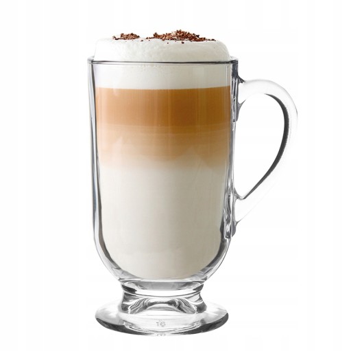 Pohár na kávu latte na nohe, 310 ml, 1 ks