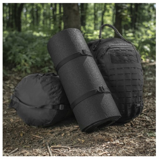 Remienok s nastaviteľnou sponou M-Tac 25 mm/130 cm čierny