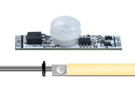 Vypínač pre LED profil PIR pás 6A 72W 03257