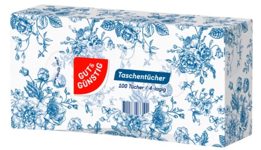 G&G Taschentucher 4 Lagig utierky 100 ks