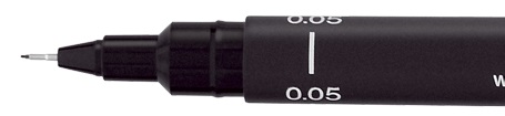 UNI PIN 005-200 čierne kresliace pero