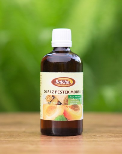 Olej z marhuľových semienok 100ml BALCHO 100% za studena lisovaný
