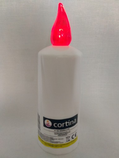 LED VLOŽKA PRE GRANES VEĽKÉ VLOŽKY 16CM PRE BATÉRIE R6 VYSOKÁ ČERVENÁ