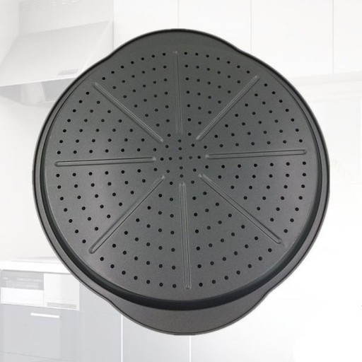 PIZZOVÝ PLECH NA PEČENIE TARTOV XXL PLECH Z UHLÍKOVEJ OCELE 33CM