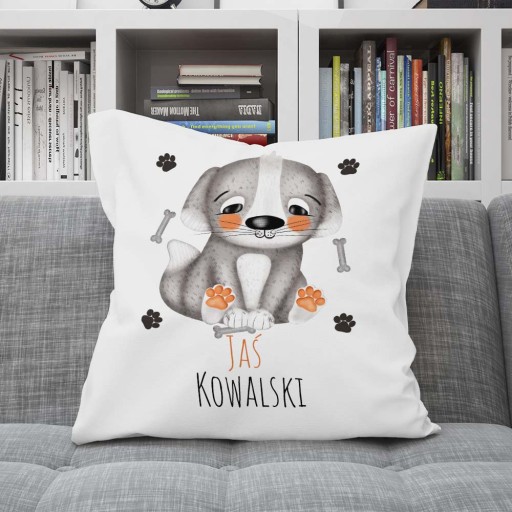 Vankúšik do škôlky pre dieťa + Meno PES