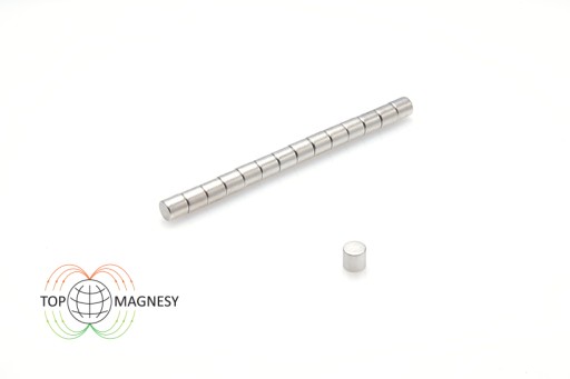 Neodymový cylindrický magnet MW 4x4 N38 10 ks