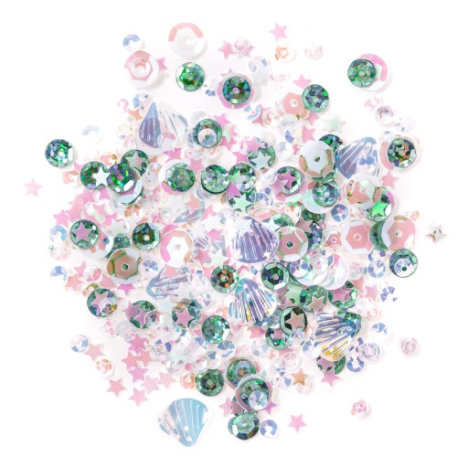 Dúhové flitre na konfety 15 g mix MERMAID