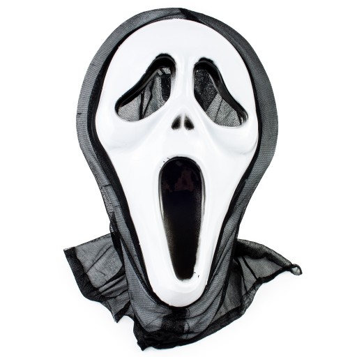 MASKA S KAPITOU kričí Scream HORROR KARNEVALOVÝ PLES
