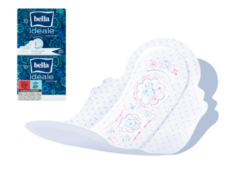 Hygienické vložky Bella s krídelkami, 20 ks.