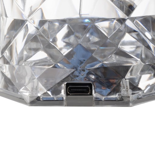 Crystal Rose LED Diamond Touch nočná lampa + RGB diaľkové ovládanie