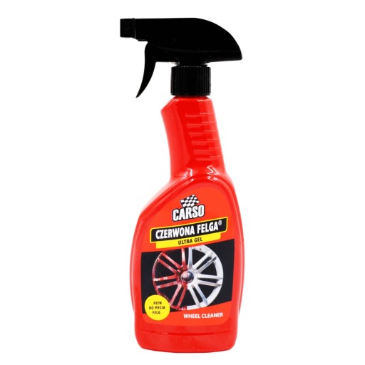 Umývacie ráfiky a puklice K2 Carso Czerwona Rim 500ml