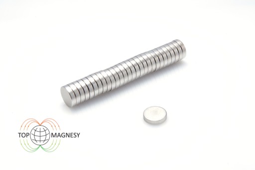 Cylindrický neodymový magnet MW 9x2 mm N38 2 ks.