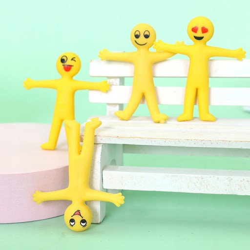 Ľudia Emoji Gniotek Smileys Emoji 4 kusy - perfektný darček pre deti