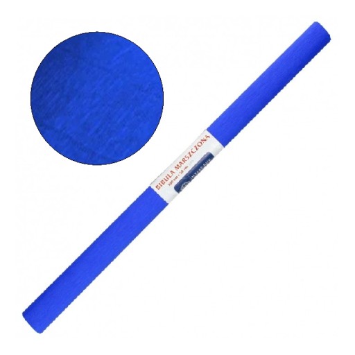 CRIPPED vreckový papier do školy 50CM 2M MODRÝ VÝTLAČ