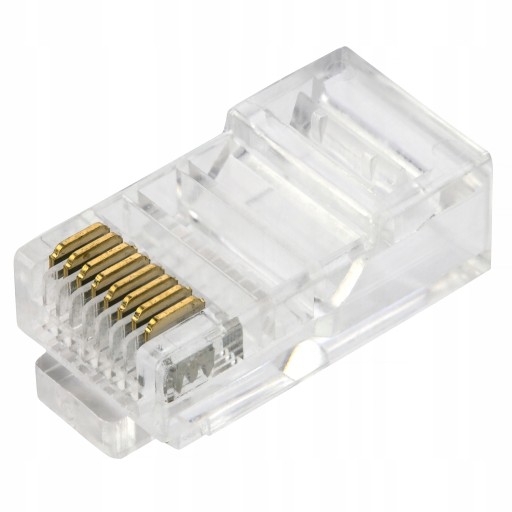 NEKU RJ45 8P8C UTP kat. 5e zátky priechodné 10 ks