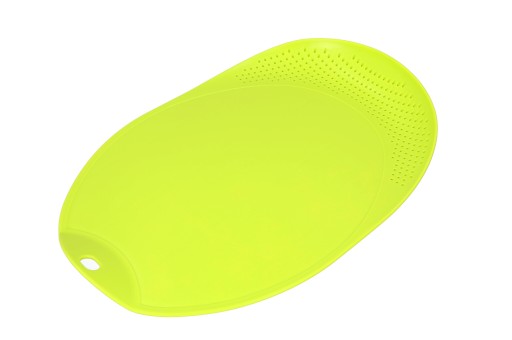 KRAJNÁ DOSKA s odkvapkávačom limetková plastová kuchynka 37x25 cm
