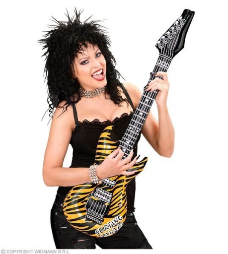 ORANŽOVÁ NAFUKOVANÁ ROCK ELEKTRICKÁ GITARA