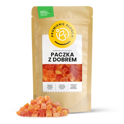 Kandizovaná papája kocky 250g SLADKÁ