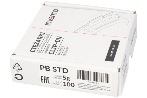 Olovené závažia s hrotmi 5g x 100 kusov na oceľové ráfiky SET
