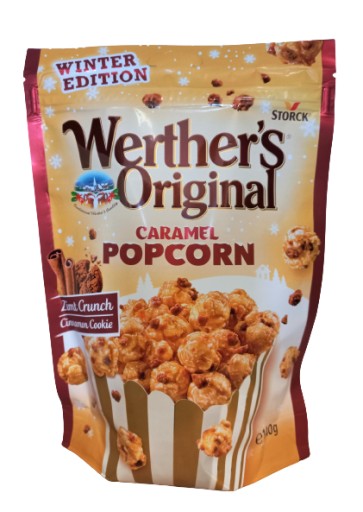 Werther's Winter Edition Karamelový popcorn so škoricou