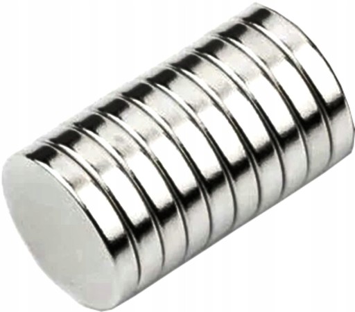 SILNÝ VALEC NEODYMIOVÝ MAGNET 10 KS 10×1,5 MM