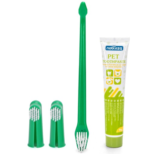 PASTA NA ČISTENIE ZUBOV PRE ZVIERATÁ + 2 KRYTY