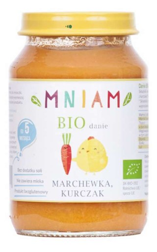 Mrkvovo-kuracia miska od 5 mesiacov BIO 190 g Mňam
