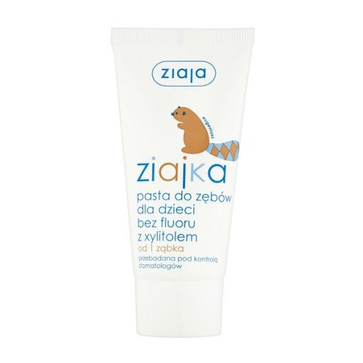 Ziajka, zubná pasta pre deti, s xylitolom, 50