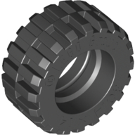 LEGO WHEEL AXLE 30,4x14 55982 30391 GREY - 4 KS