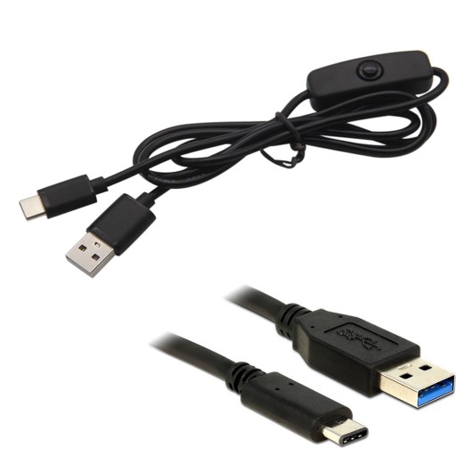 VYPÍNAČ NAPÁJANIA C usb-c - USB VENTILÁTOR KAMERY 90cm